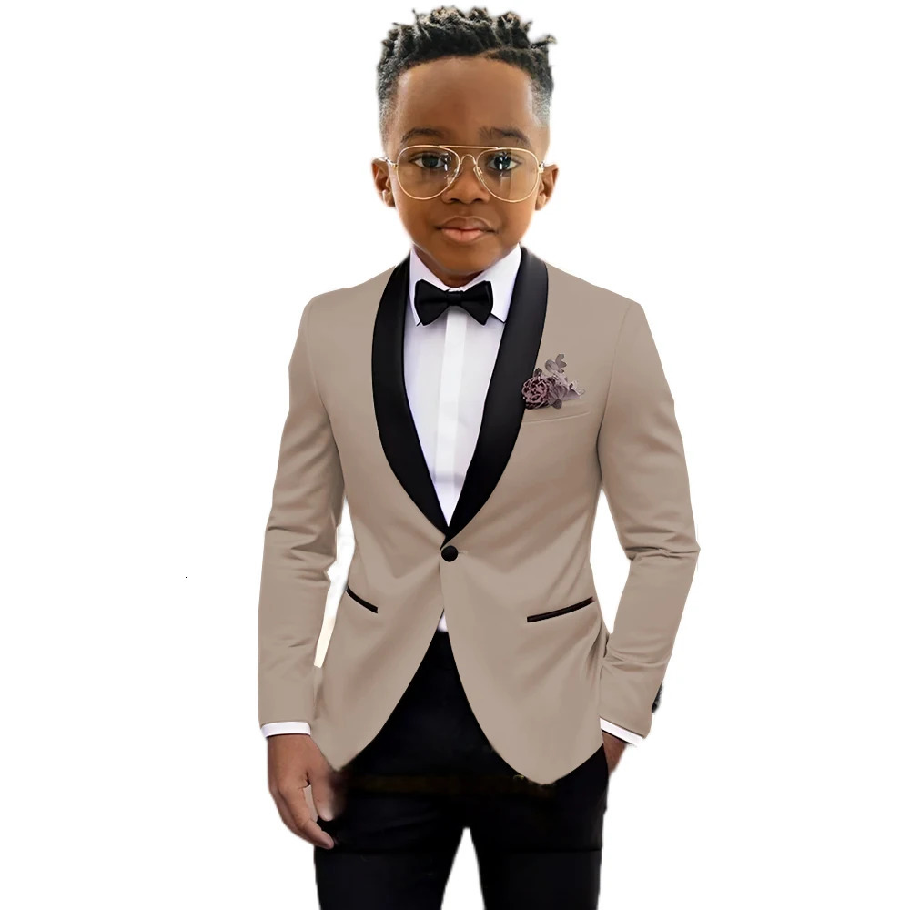 Suit For Boy Blazer Pant Sets 2 Piece Child Slim Fit Wedding Suit Set Formal Wear Birthday Stage Performance Costumes 216 Years i251021