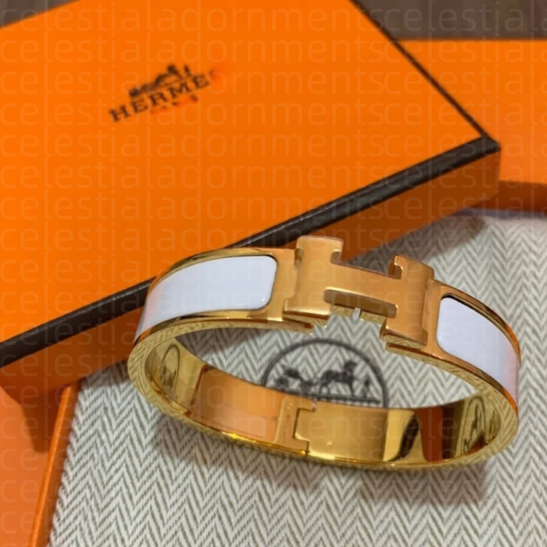 bracelet Designer bracelet for men woman H bracelet gold plated stainless steel bangle luxury jewelry designers design Unisex fashion bangles bracelet Chain gifts