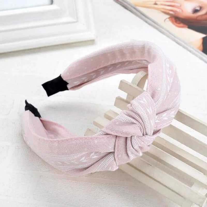 Colors Headband for Women Wide Knot Hairband Girls Hair Headband Hair Hoop Women Hair Accessories Adults Headband Toothed Sale V251022
