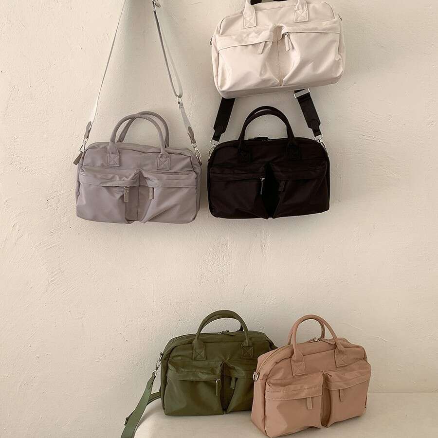 Spring Summer Casual Crossbody For Women Nylon Simple Large Capacity Handbag Commuting New Style Ladies Shoulder Bag B5