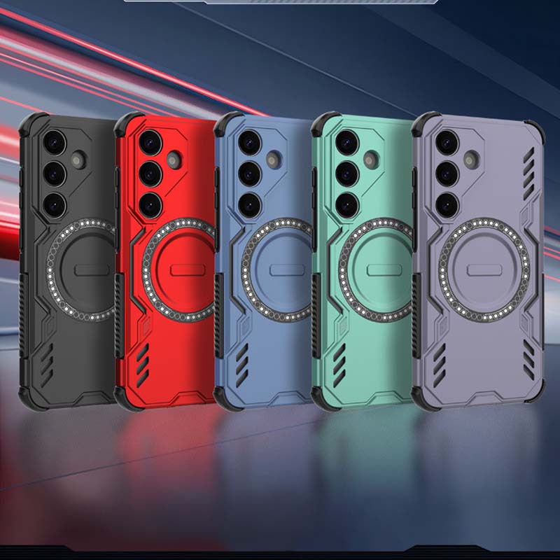 Air Cushion Magnetic Case for Samsung S25 A06 A16 A26 A55 A56 A35 A07 A15 A17 A25 M56 Heat Dissipation Anti-Drop Protection