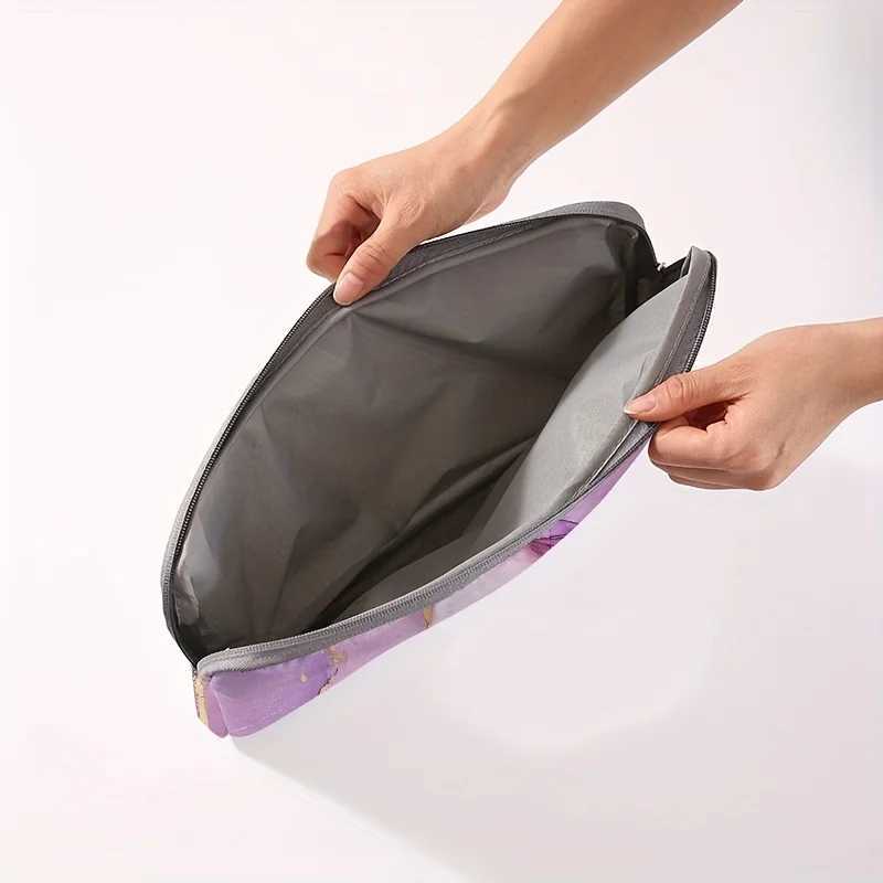 1piece set marble print pattern laptop bag briefcase suitable for 14 inch laptops fixed laptop bag W251022