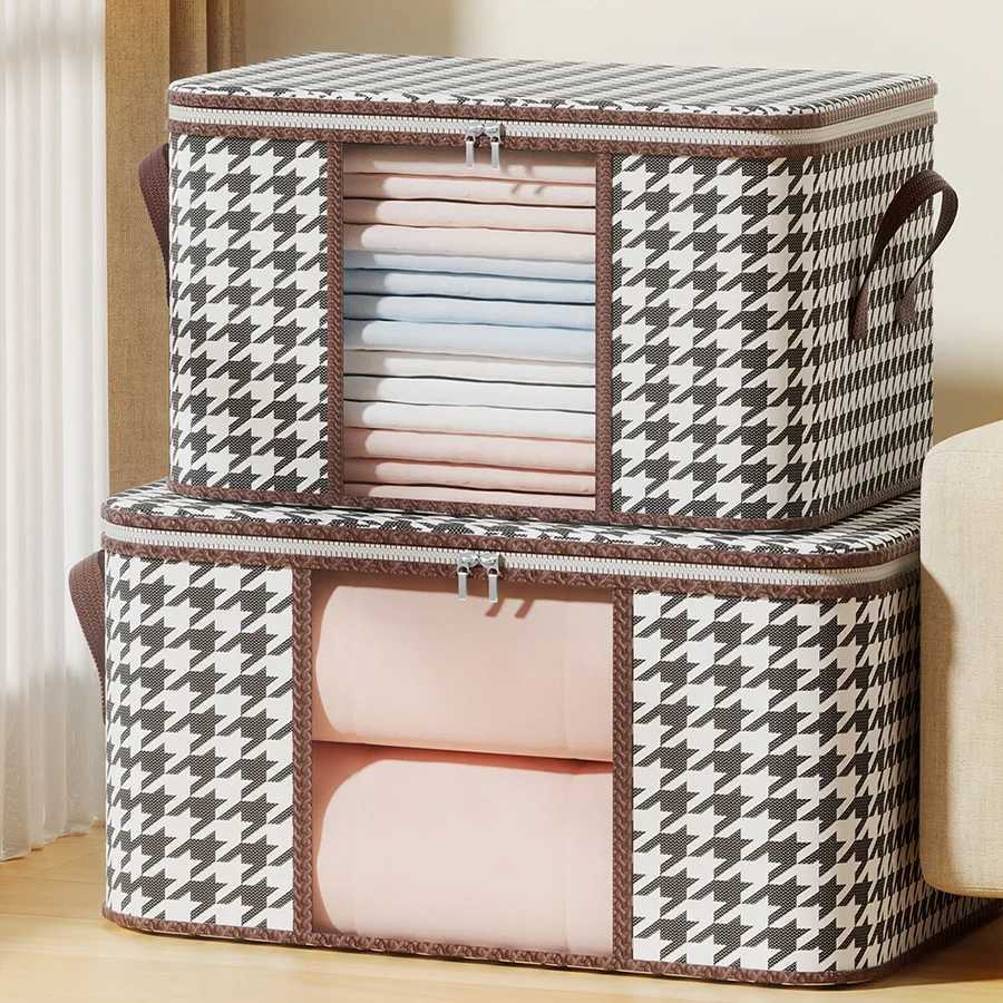 Home Quilt Storage Bag Clothing Quilt Box Multifunctional DustProof Supplies Clothing Packaging And Organizing Bag Baina BoxW251021