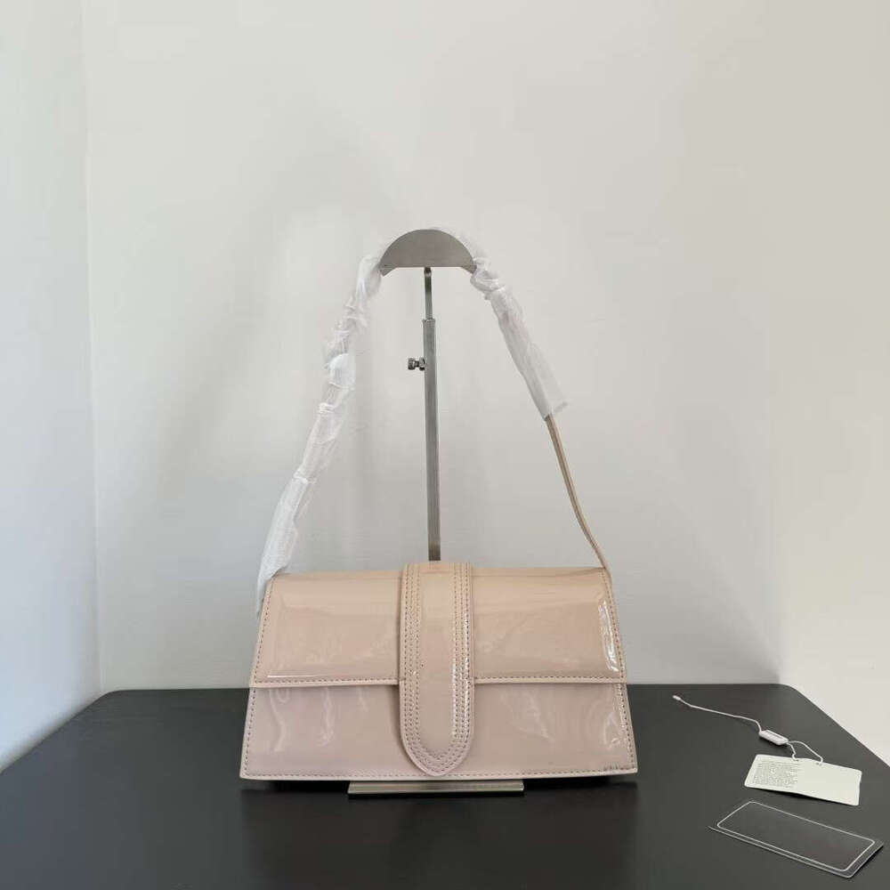 INS New Handheld Shoulder Jacquard French Niche Blogger Same Style Mirror Flap Crossbody Small Square Bag