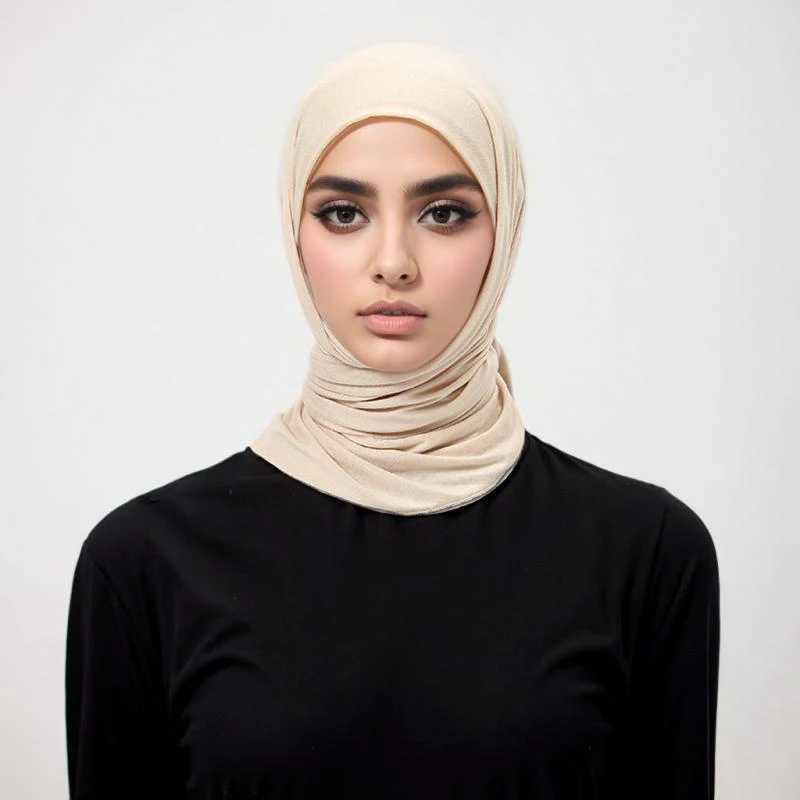 Hot Sale Modal Jersey Hijab Triangle Scarf Woman Muslim Hijab Shawls Ladies Soft Wraps Solid Color Islamic Headband Turban J251118