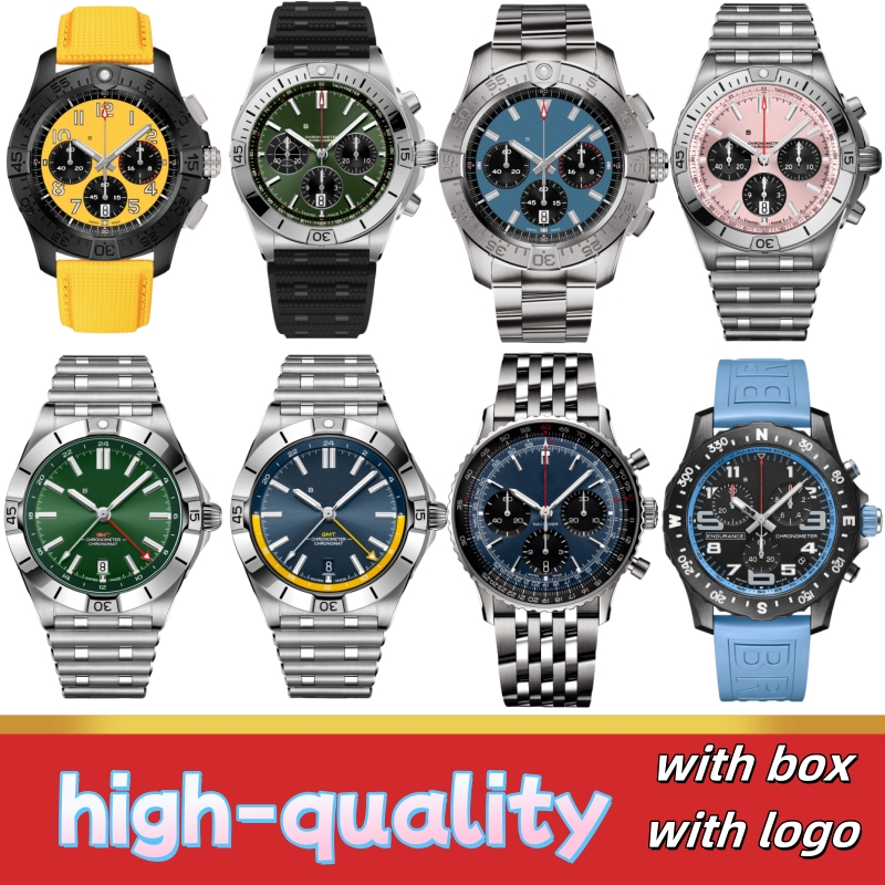 Mens Breil Watch Navitime Chronomat Watch Luxury Top Quality AAA Designer Br Watch Man Watch Woman Watch Superclone Chronograph Quartz Automatic Watch Box dce