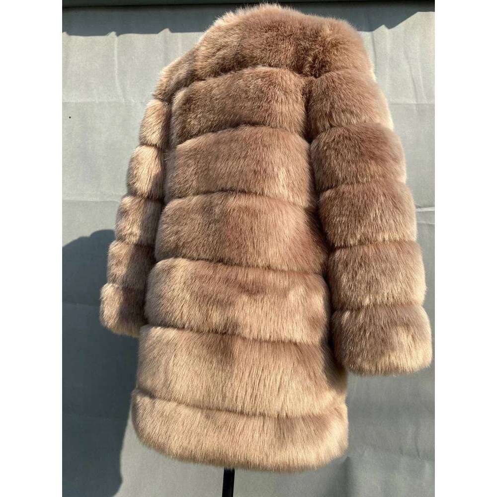 ZADORIN Winter New Long Furry Coat Jackets Woman Thick Warm Fluffy Faux Fur Jacket Causal Party Overcoat Streetwear