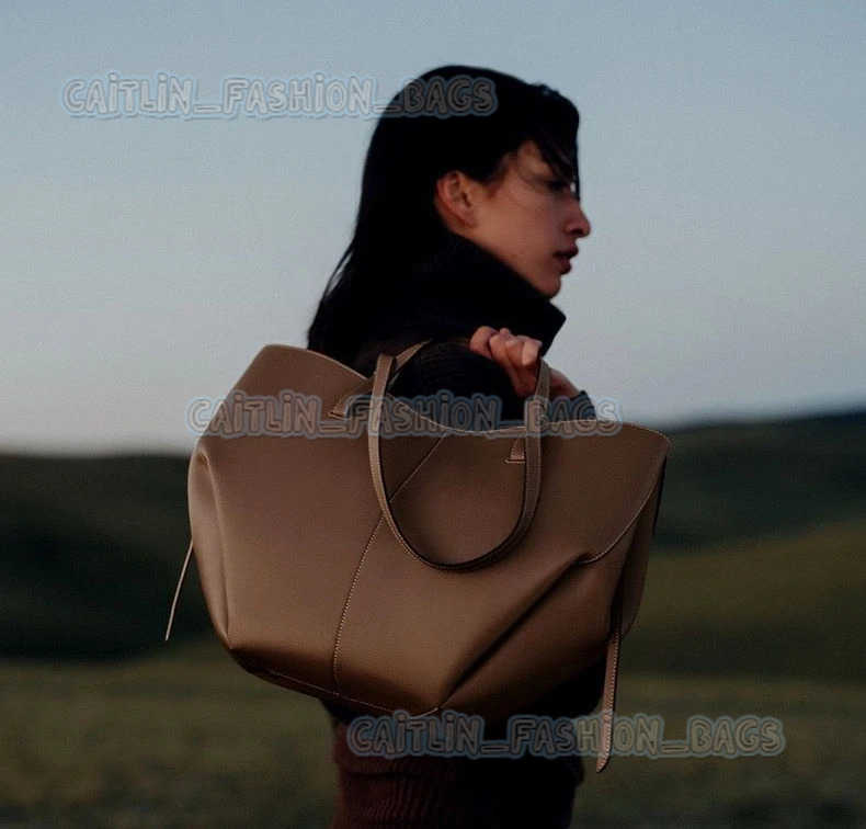 Fashionable Wing Bag Genuine Leather Tote Bag Niche HandHeld Large Capacity Shoulder Underarm Bag Good Gift H251022