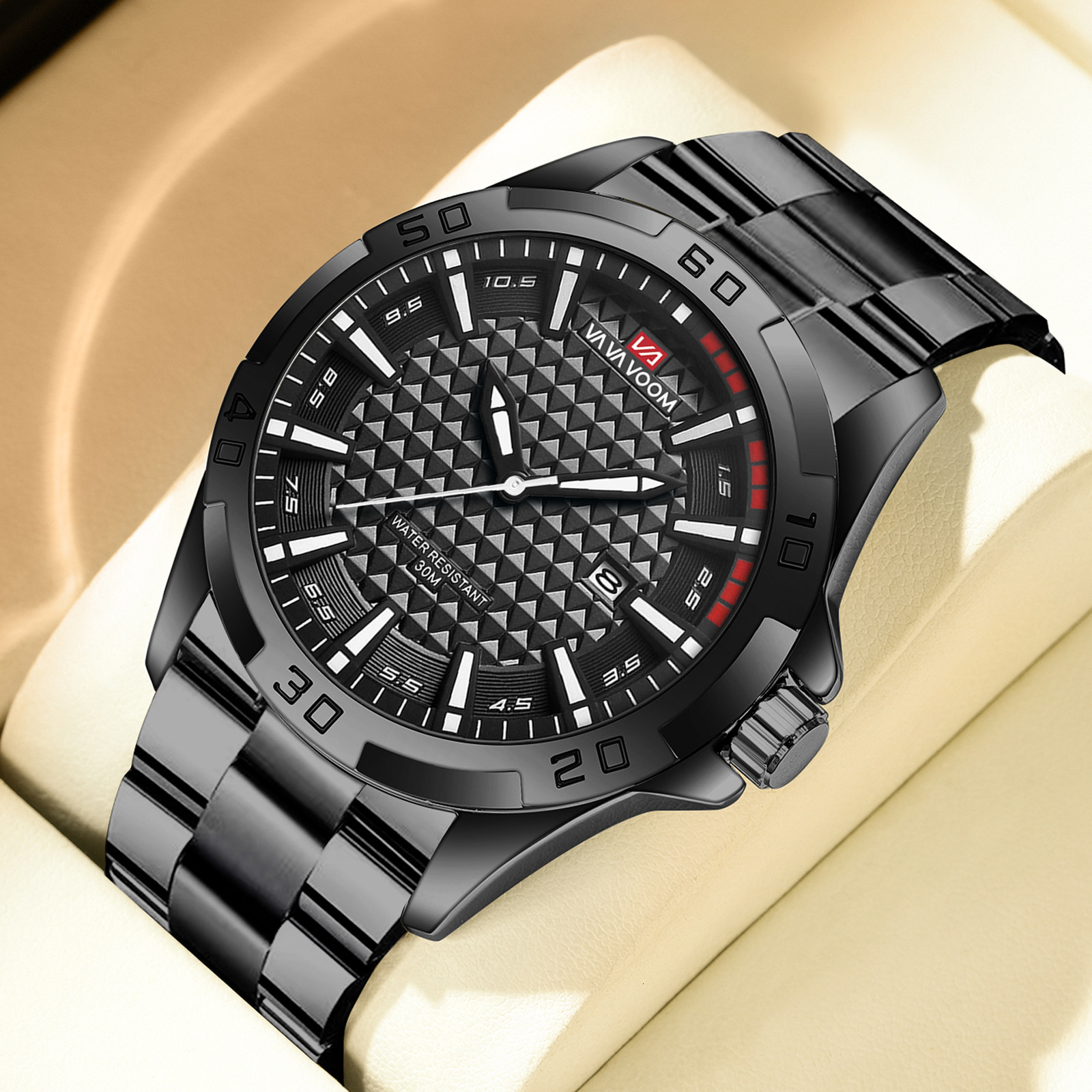 Designer Watch Concept Luxury Watch Watch Waterproof Quartz Watch Large Dial Luminous Men's Watch Air Hole High-end Fashion Watch Men