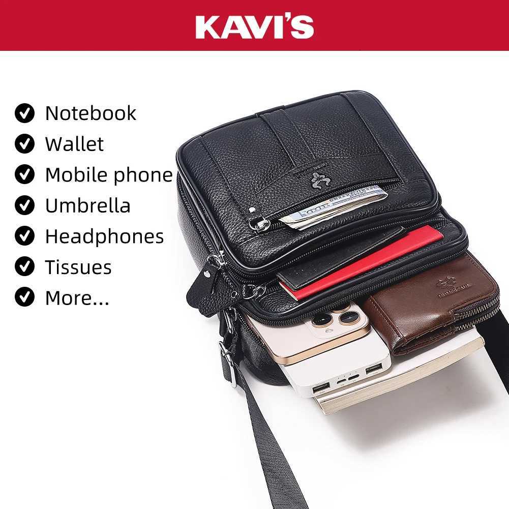 Simple Mini Crossbody Handbags Mens Genuine Leather Shoulder Side Bag for Men Messenger Phone Sling Bag Husband Chest Pack W251022