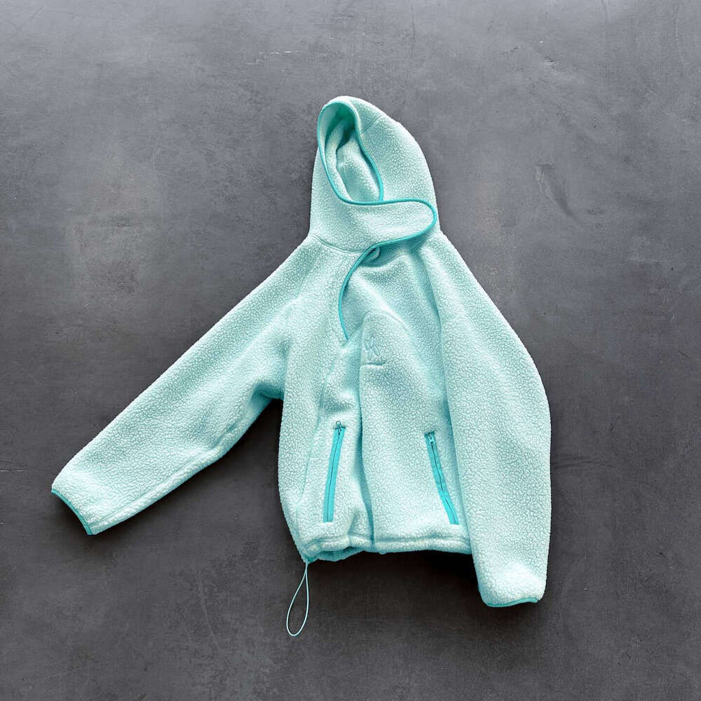 Ins Fleece Couple Style Unique Patchwork Fashion Pullover Hoodie