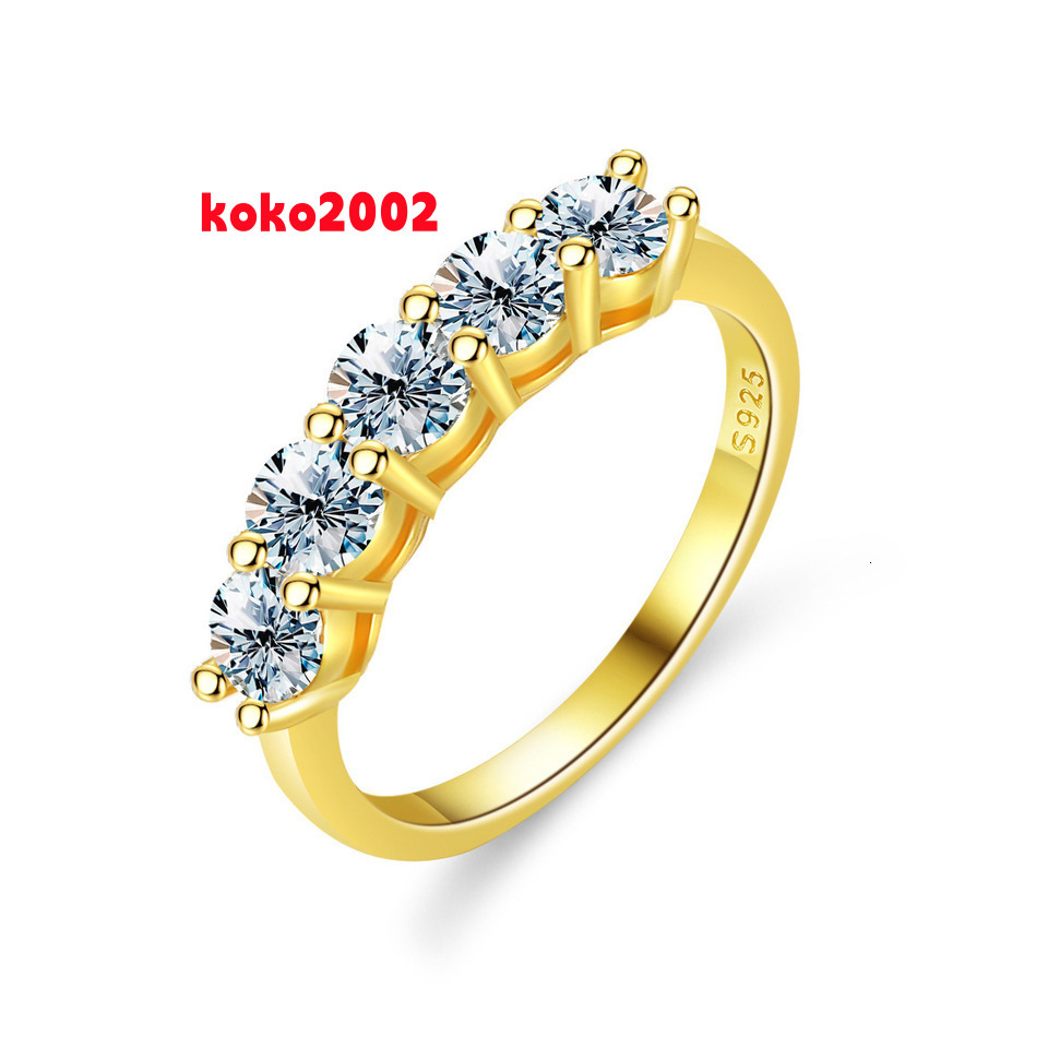 S925 Silver Moissanite Ring with Diamonds Luxurious and Gorgeous Style for Weddings Banquets and Dress Matching