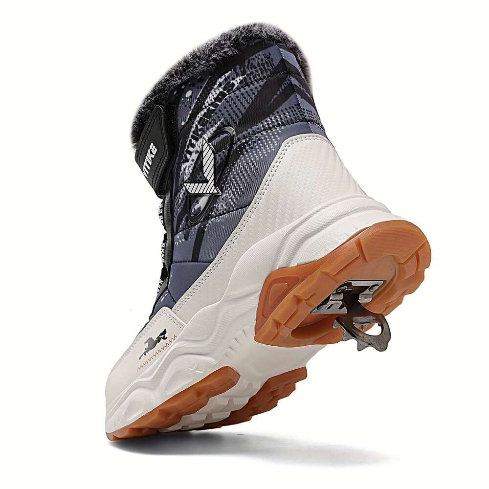 Women's Snow Non-Slip Warm Long Thick Bottom Hiking Boots Winter