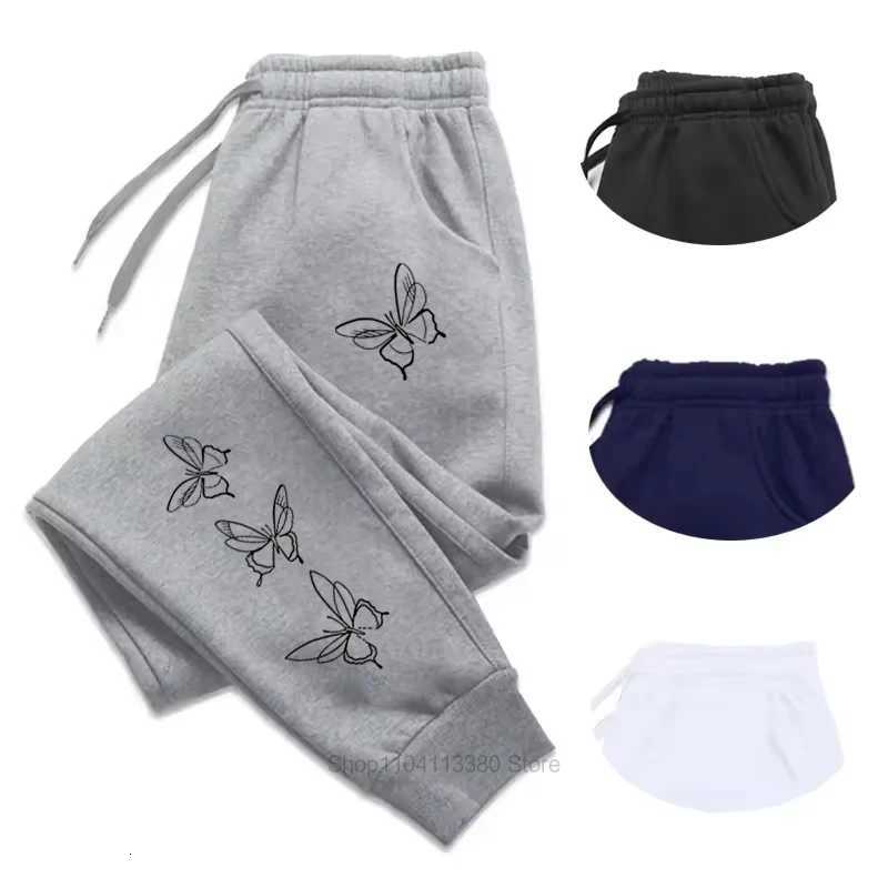 Butterfly Printed Pants Women Casual Loose Outdoor Sports Fitness Jogging Drawstring Sweatpants Fashion Casual Pants LongT251022