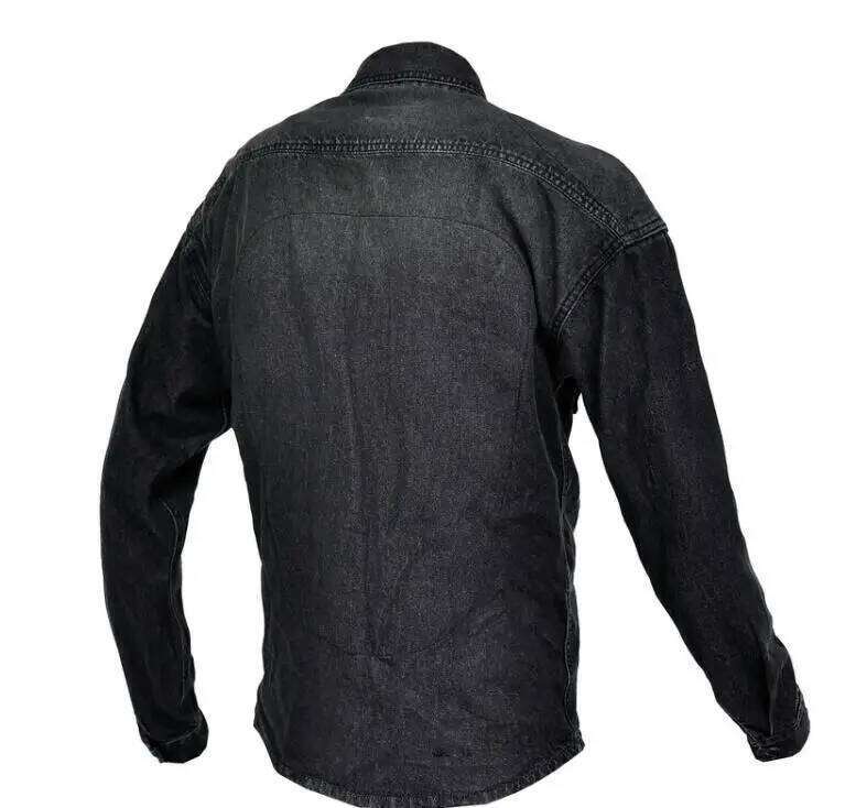 Motorcycle Riding Casual Men's Motorcycle Jacket Shirt Anti-Fall Clothing Long Sleeves With Protection