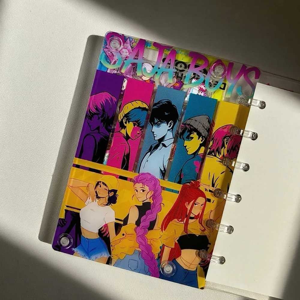 A7 Kpop Demon Hunters Notebook and Journals Rumi Mira Zoey Binder Cartoon Anime Pattern Stationery Supplies Back To School Gifts J251022