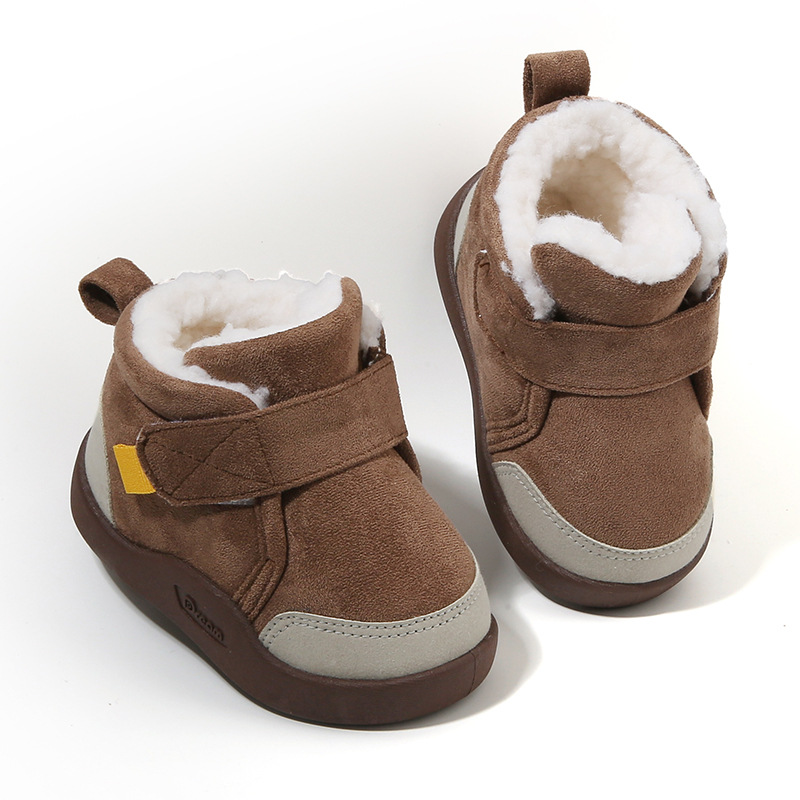 Toddler Baby Boots for Infant Little Kid Winter Warm Snow Boots Plush Newborn Kidsnest Outdoor Cribs Shoes Boots Sizes 15 - 24 US0.5C-US7.5C K1160