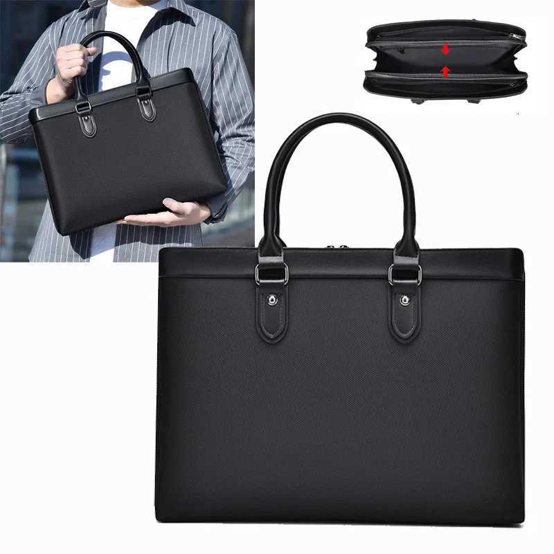 High Quality Mens Casual Briefcase Business Messenger Handbags Luxury Men 14 Inch Computer Bags Sac A Main Pour Hommes W251022