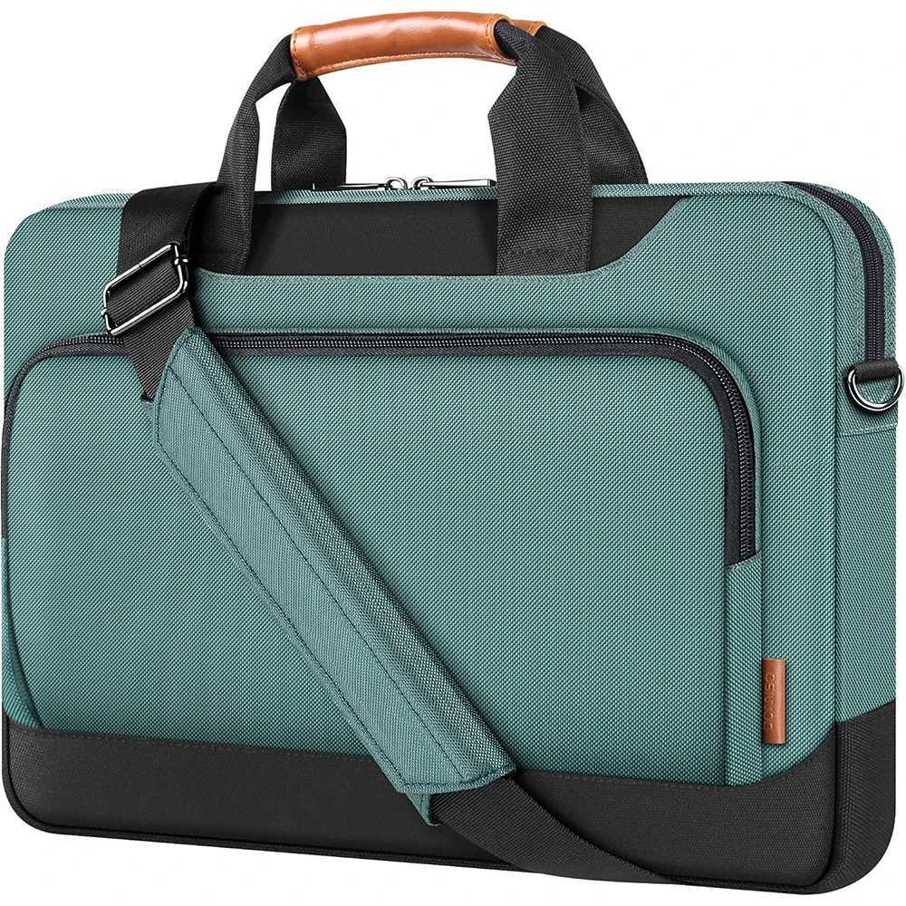 DOMISO Laptop Sleeve Business Briefcase Laptop Shoulder Bag Compatible with 1415617 Inch Laptops W251022