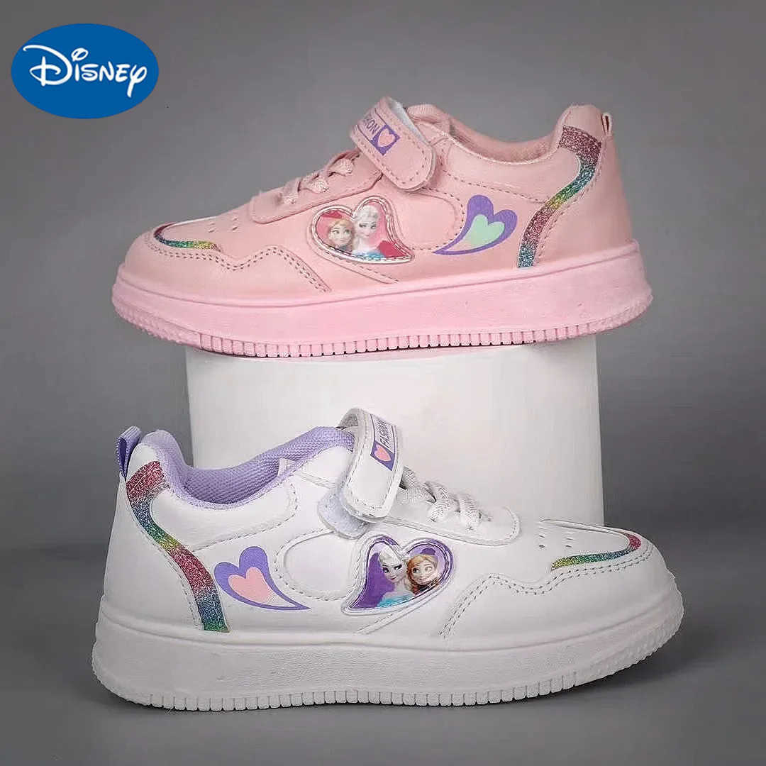 Disney Frozen Elsa NonSlip Sole Girls sports shoes Fashion Cartoon children Casual Shoes New Sneakers Student Board H251022