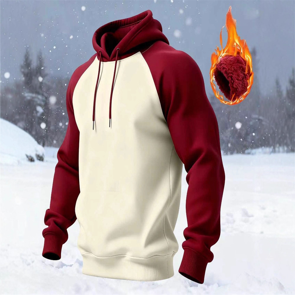 Designer mens hoodies and sportswear designers autumn and winter contrast color hoodie loose pullover thick long sleeved jumper sportswear S-3XL Sweat