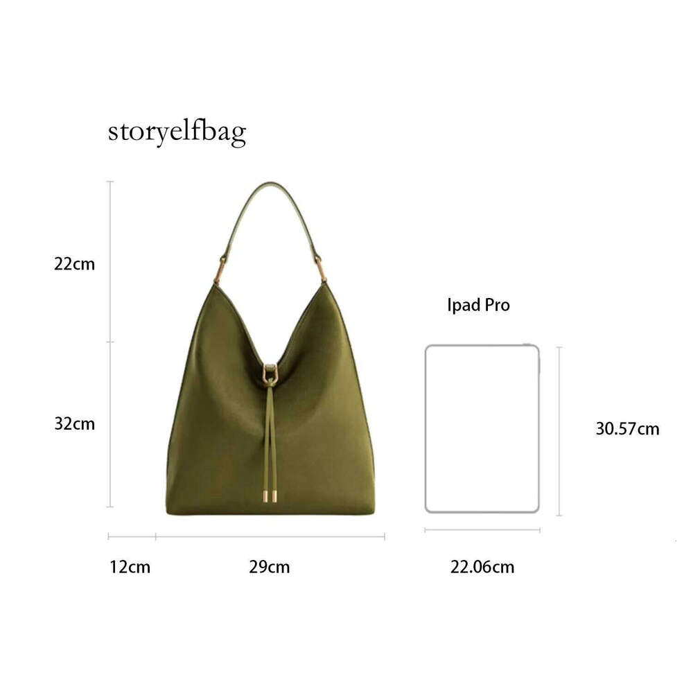 Aria Faux Suede Shoulder Large Capacity Solid Color Underarm Simple Casual Commuter Bag Designer Bags