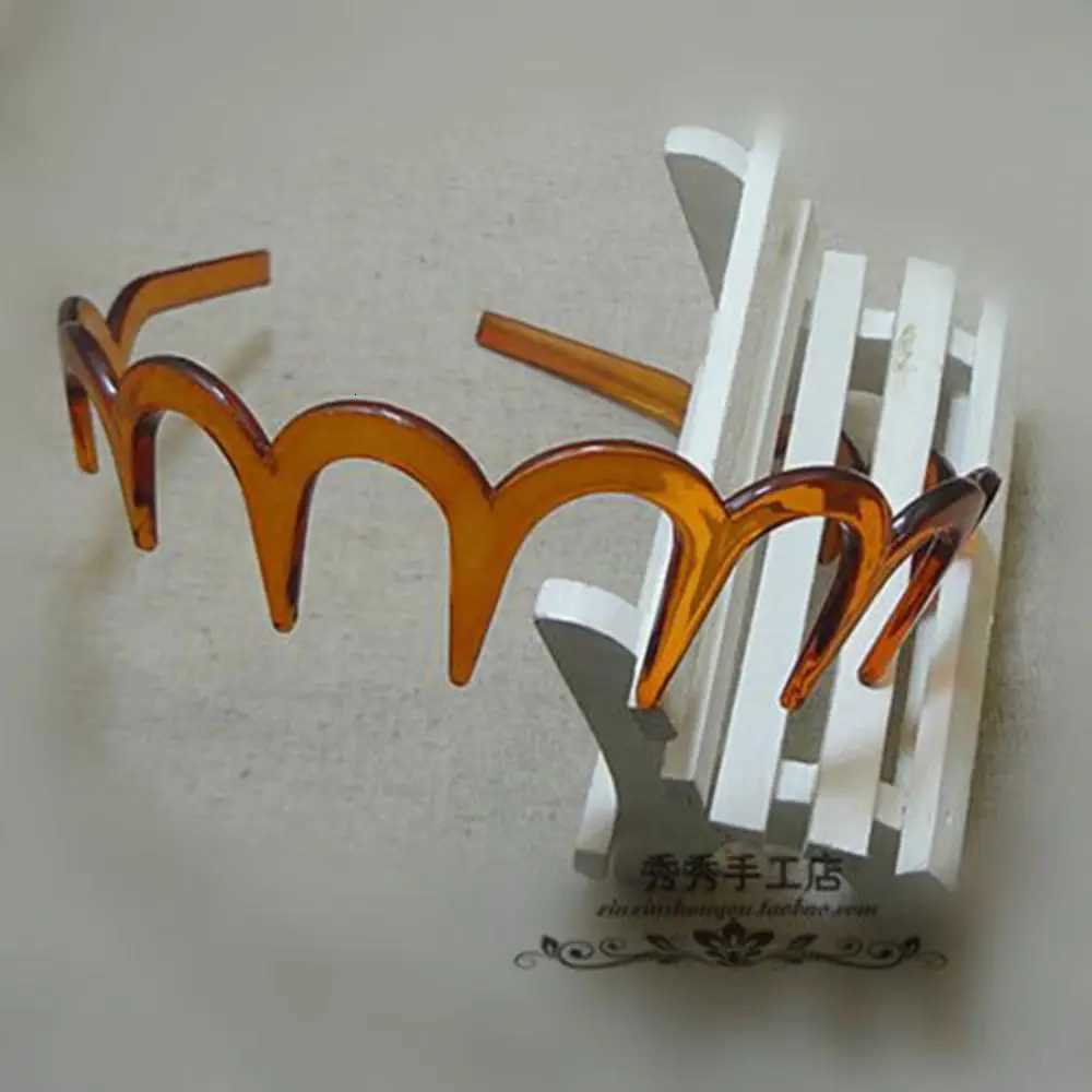 New Headband Hair Comb Zigzag Band Notched Headband Woman Man Girl Christmas Birthday Gift Rescue Broken DIY Hair Accessories V251022