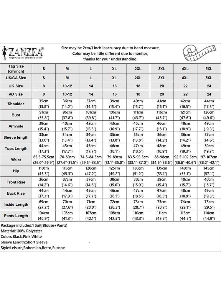 ZANZEA Street Fashion Woman 2 Piece Sets Stylish Short Puff Sleeve Crop Tops Wide Leg Pants 2PCS Outfit Elegant Office Pant SetsT251022