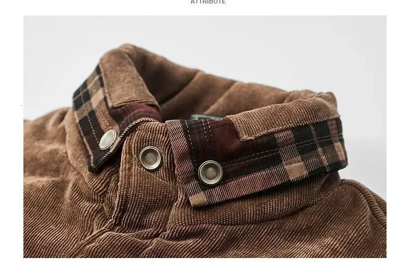 Men Plaid Shirts Winter Jackets Fleece Warm Shirts Coats High Quality Men Cotton Fit Business Casual Outerwear Shirts Jackets 4251022