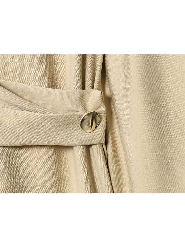 TFMLN Women Chic Shirt Tops Pants Set Single Breasted Long Sleeve Blouse Wide Leg Trousers Solid Office Ladies Daily ClothesT251022