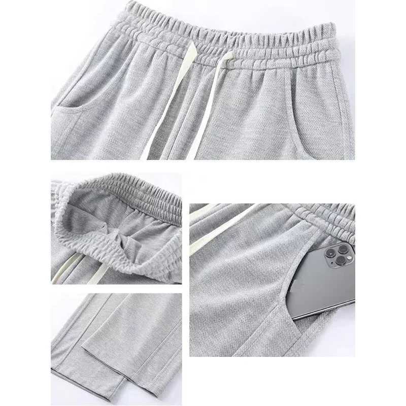 Lady Casual Daily High Waisted Sweatpants Women Drawstring Straight Leg Pants Girls Korean Slim Fit Thin TrousersT251022