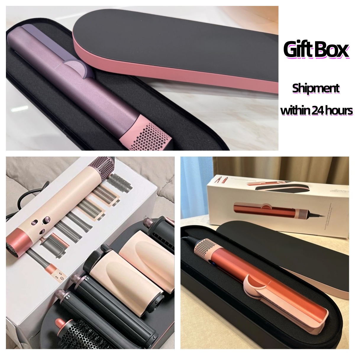 Multi functional hair dryer HS05 curling iron co-anda 2x straightener negative ion hair care home hair salon styling tool free logistics fast shipping