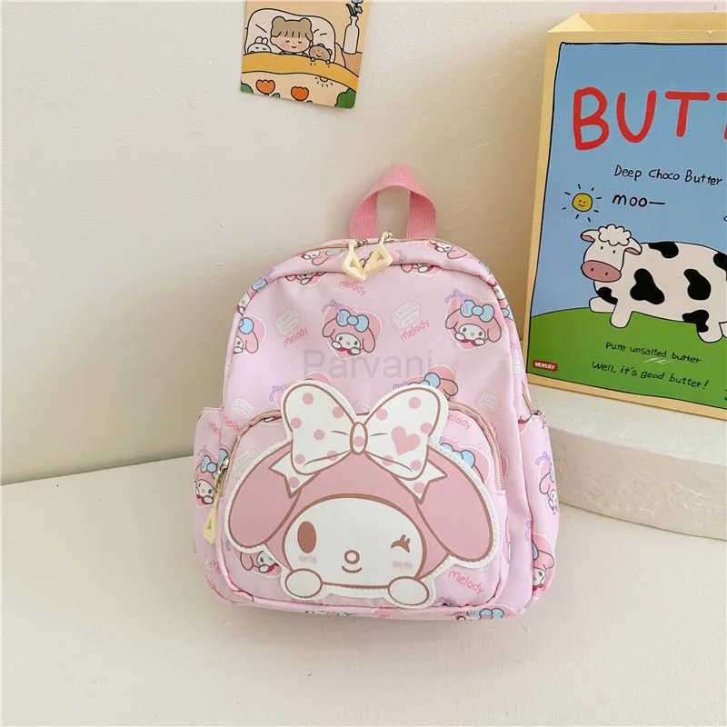Sanrio Kawaii Bag Cinnamoroll Backpack Schoolbag Kids Cute Kuromi Student High Capacity Shoulder Bags for Children Gifts for Kid L251022