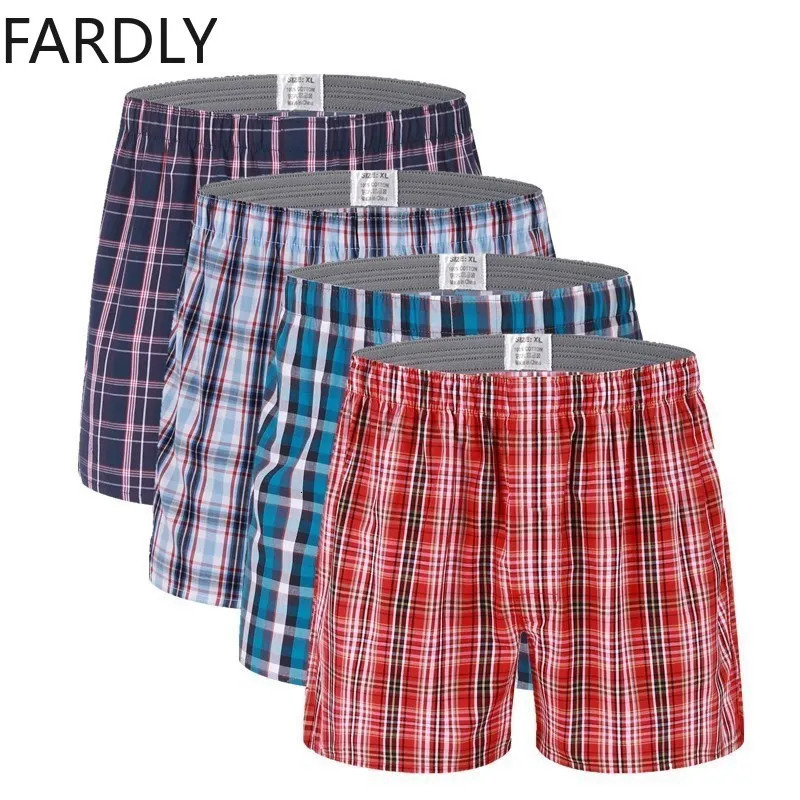 FARDLY Mens Underwear Cotton Boxers Shorts Men Panties Soft Pants Underwear Classic Basics Boxershorts Male Comfort Boxers i251021