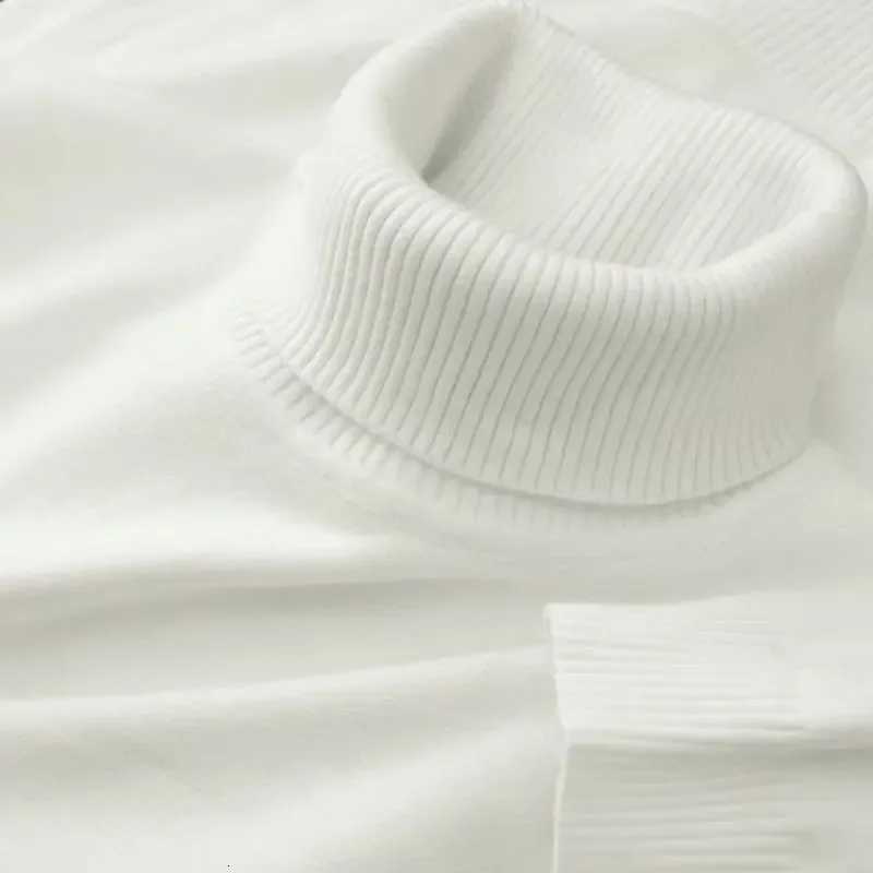 New Mens Knitted Sweaters Solid Color Turtleneck Breathable Pullovers Warm Outdoor Basic Streetwear autumn Business TopsXJ251022