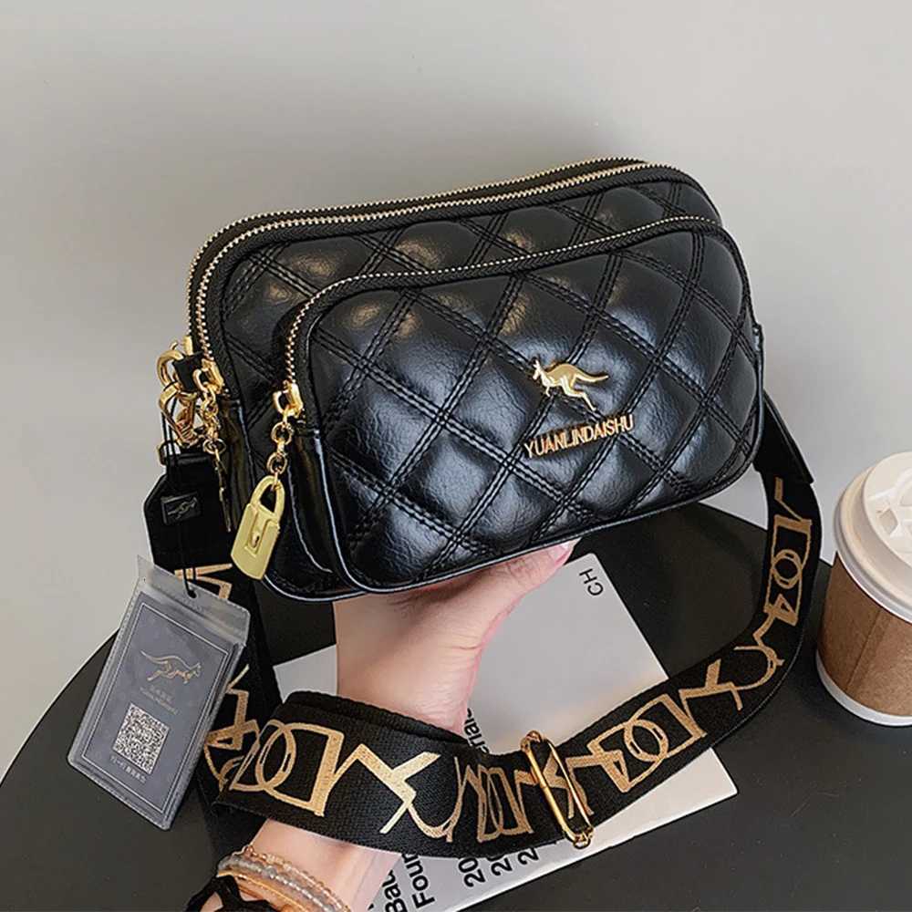 Fashion Womens Shoulder Chest Bag New Soft Leather Casual Cross Body Luxury Design Ladies Square Bag Wallet Mobile Phone BagW251022