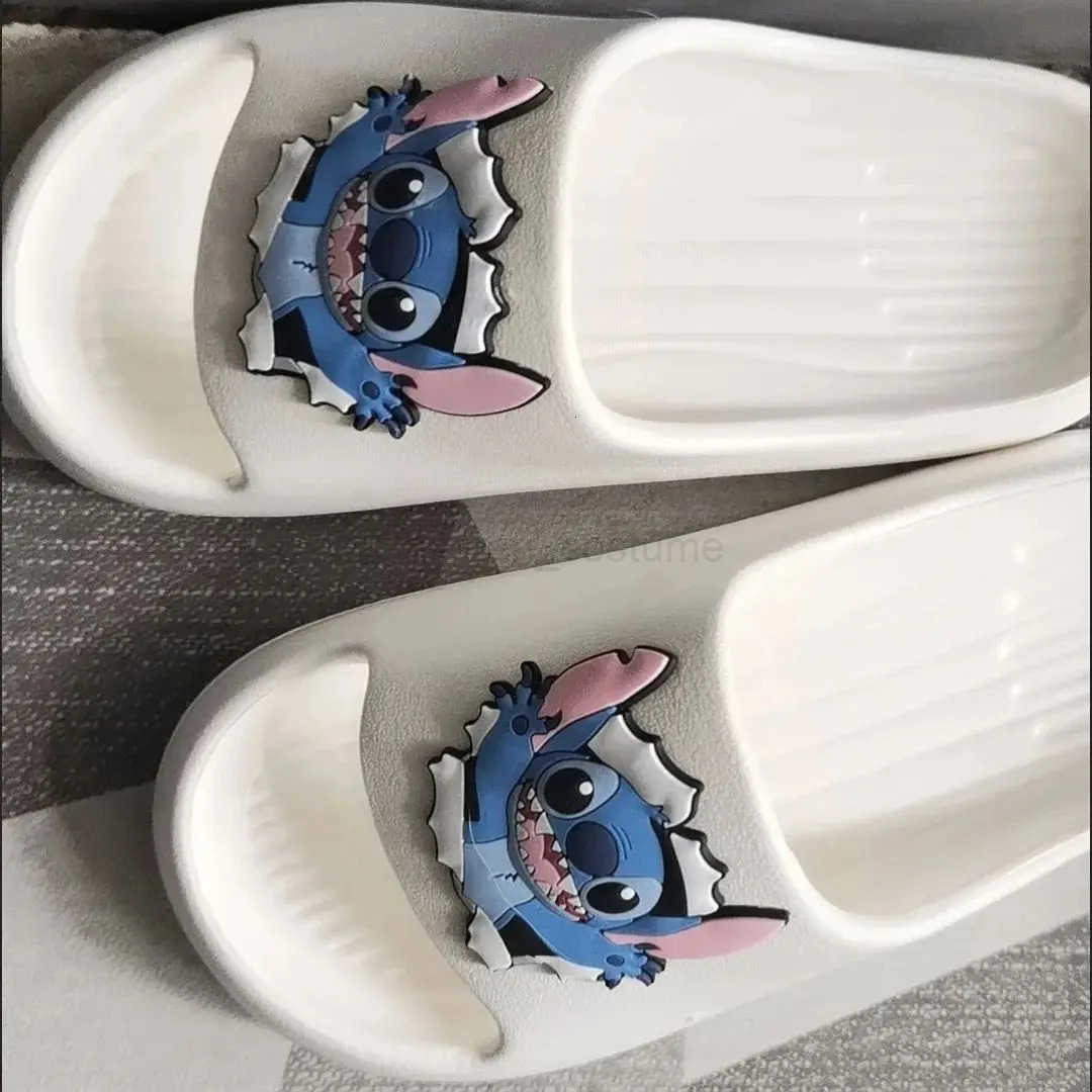 Disney kids Stitch princess cute slippers nonslip soft bottom sports shoes for girl boy gift H251022