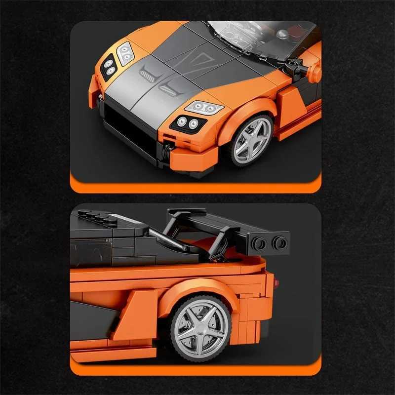 367PCS RX7 Sports Car Building Block Creative City Vehicle Classic Car Model Bricks Desktop Display Toys For Kids Holiday Gifts J251022