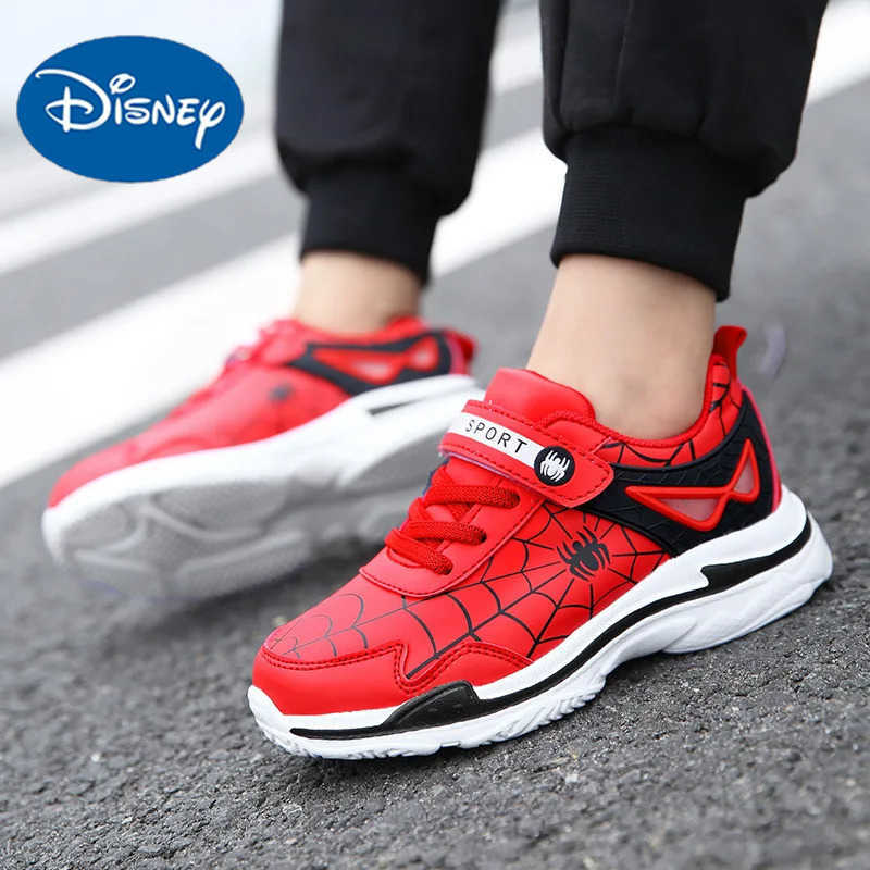 Disney Childrens Sports Shoes Spring Hollowout Childrens Leather Shoes Breathe Sneaker Pu Leather Shoes Size 2637 H251022
