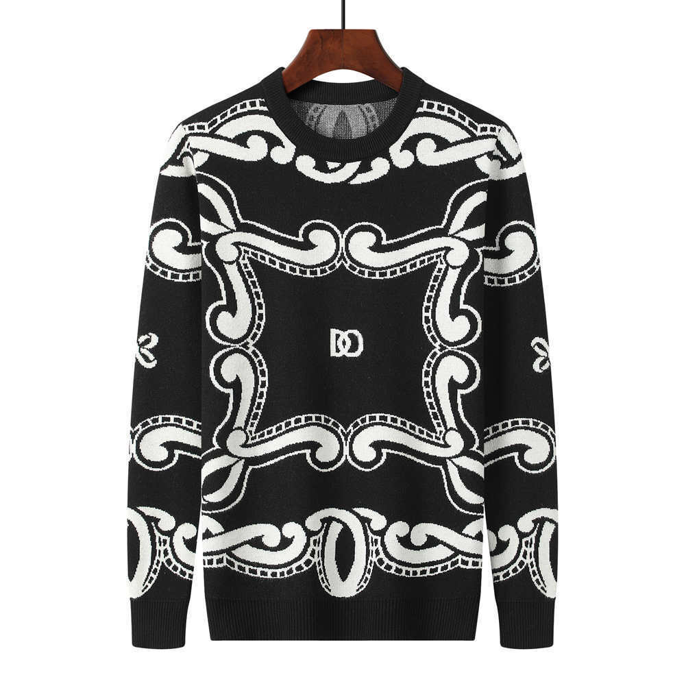 Men's round neck long sleeve men's designer letter printing autumn and winter clothes slim fashion sweater Size 2024