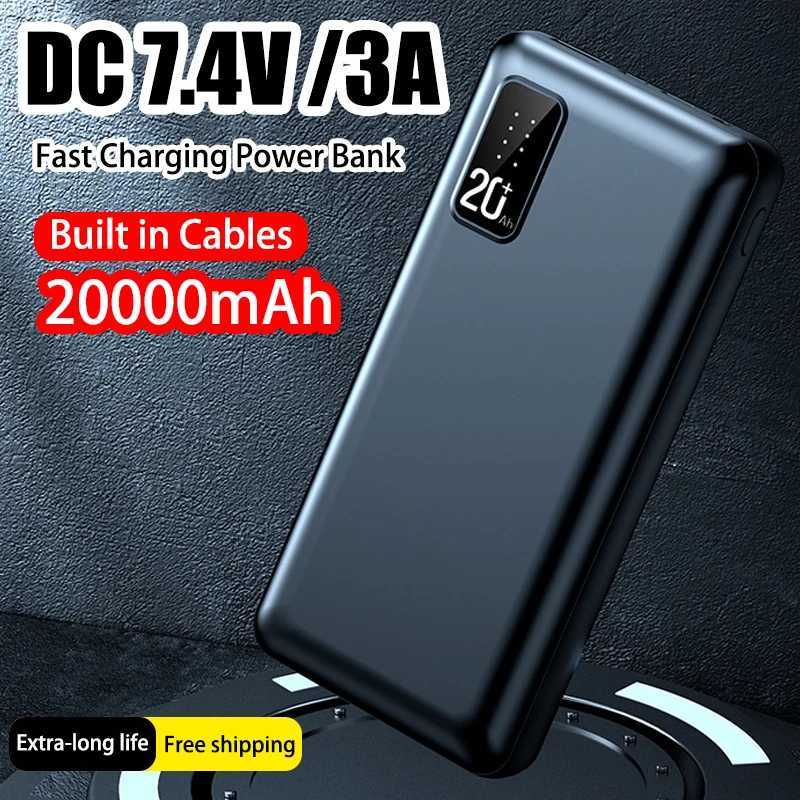 20000mAh Power Bank 74V12V DC Output Portable Charger External Battery Pack for Heated Vest Jacket Power Bank for IPhone J251114