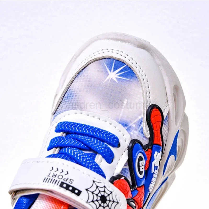 Disney Fashion Spiderman Baby Boys SpringAutumn Lighted Trendy Kids Boy Sports Casual Childrens Sneakers H251022