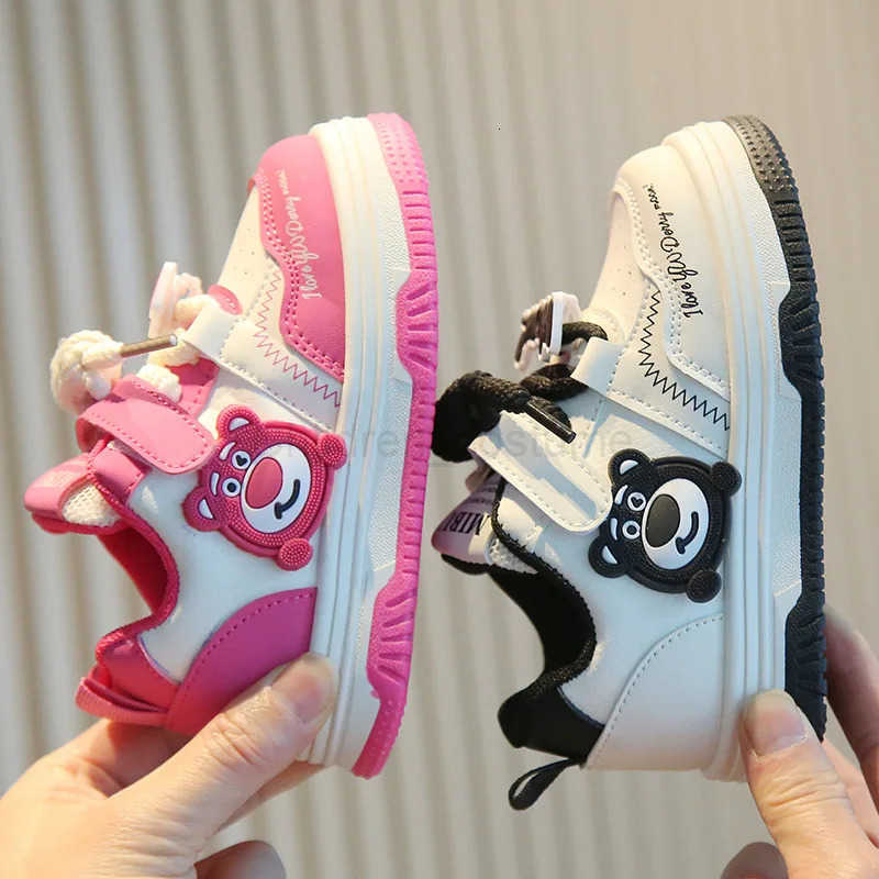 Disney Baby Boys Girls Casual Shoes Toddler Soft Bottom First Walking Shoes Childrens Sneakers Lotso Kids Shoes Size 2130 H251022