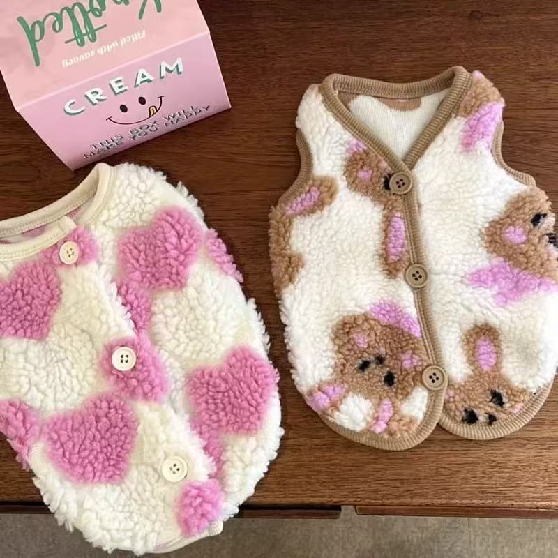 T1779 Puppy Dog Clothes Autumn and Winter 2025 New Pet Teddy Bichon Schnauzer Kitten Small Puppy Winter