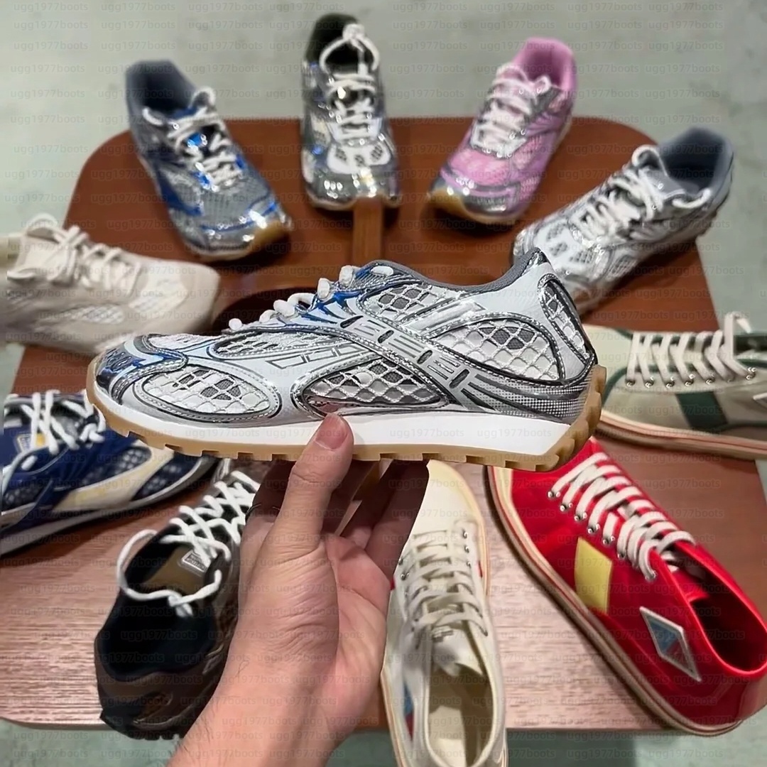 Designer Sneaker With Box Grey Gold Orbit Sneaker Fashion Runner Sneakers Loafer realsed lightweight technical mesh features rubber outsoke Tennis shoes EUR36-46