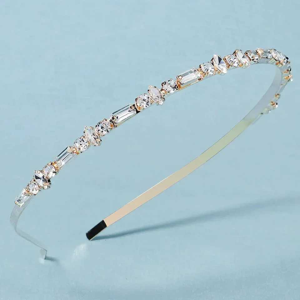 Crystal Sparkling Simple Hair Bands Fashion Handmade Headbands For Women Bridesmaid Headpieces Hair Accessories School Gift V251022