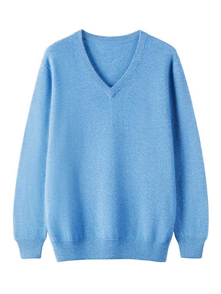 Basic Autumn Winter Men Sweater Classic 100 Cashmere Knitwear Smart Casual Pullover Solid Long Sleeve Clothing Tops Man JumperXJ251022