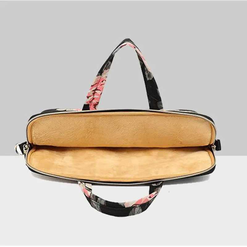 131415Inch Women Fashion Shockproof Briefcase Laptop Bag Detachable Shoulder Strap Crossbody Bag Business PC Handbag Case Men W251022