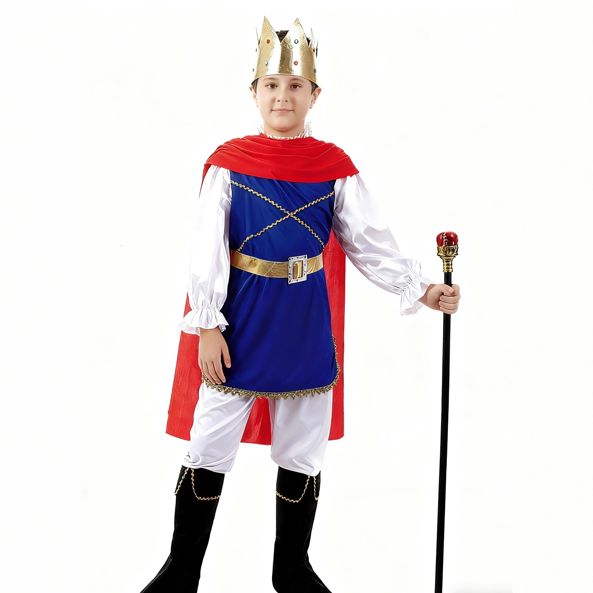 2025 Role Playing New Autumn and Winter Costumes Halloween Costumes Children's Prince Costumes Festival Luxury Party Performance Costumes