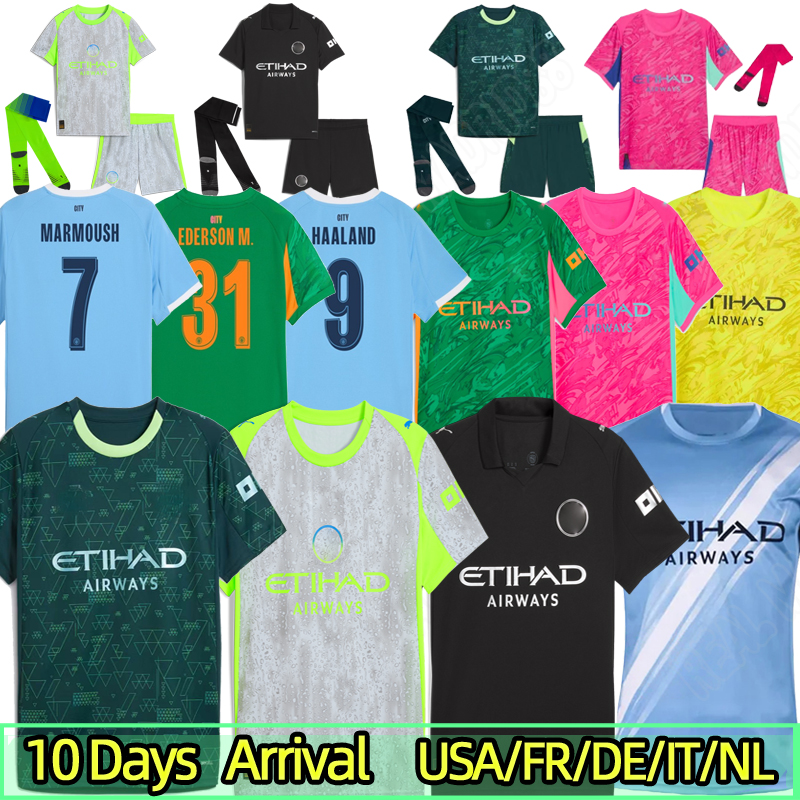 24/25/26 HAALAND soccer jerseys FODEN MARMOUSH DOKU MARMOUSH McATEE KOVACIC GVARDIOL DE BRUYNE MATHEUS N. MAN CITY NICO football shirt men kids kits sock 3XL 4XL